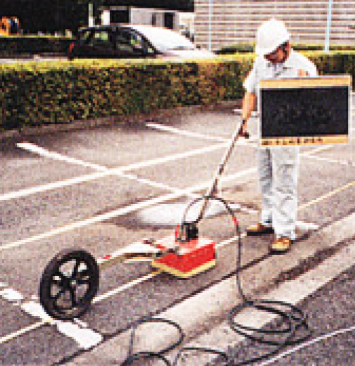 地中レーダー探査